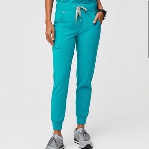 Figs teal medium Zamora joggers